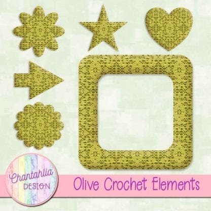 Free crochet elements / embellishments