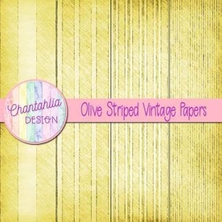 free olive striped vintage papers