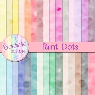 free paint dots digital papers