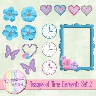 Free design elements in a Passage of Time theme