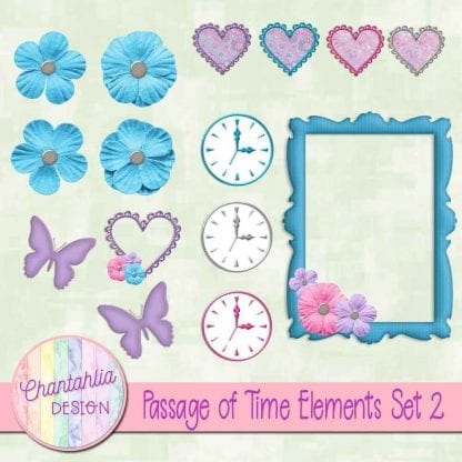 Free design elements in a Passage of Time theme