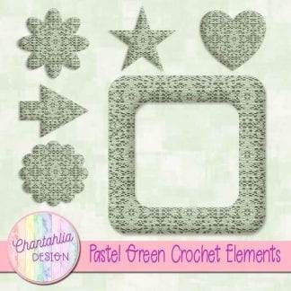 Free crochet elements / embellishments