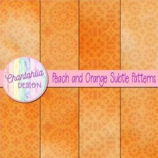 peach and orange subtle patterns