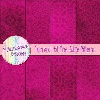 plum and hot pink subtle patterns