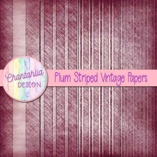 free plum striped vintage papers