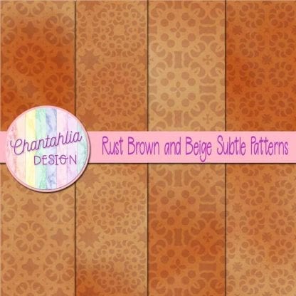 rust brown and beige subtle patterns