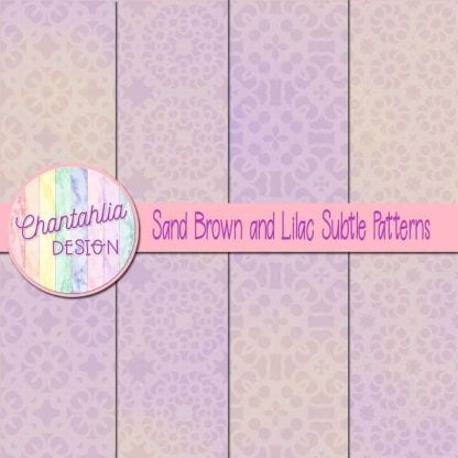 sand brown and lilac subtle patterns