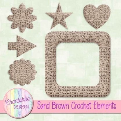 Free crochet elements / embellishments