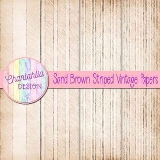 free sand brown striped vintage papers