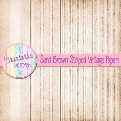 free sand brown striped vintage papers