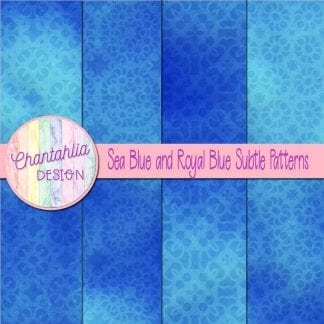 sea blue and royal blue subtle patterns