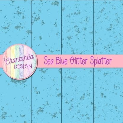 glitter splatter digital papers