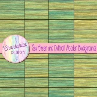 sea green and daffodil wooden backgrounds