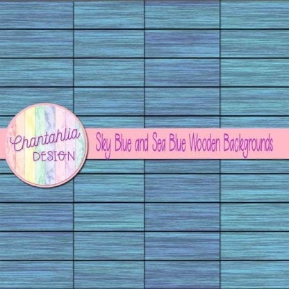 sky blue and sea blue wooden backgrounds