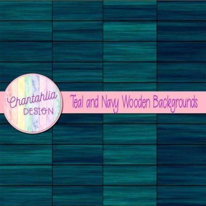 teal and navy wooden backgrounds