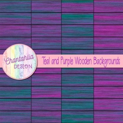 teal and purple wooden backgrounds