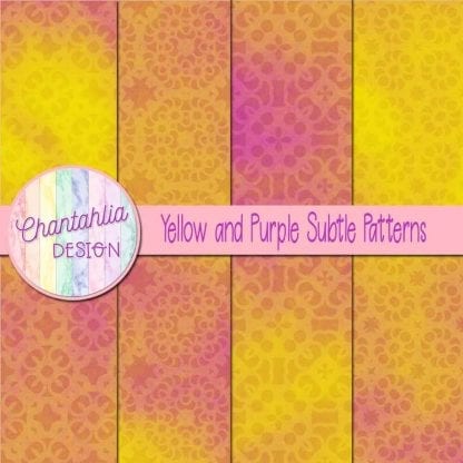 yellow and purple subtle patterns