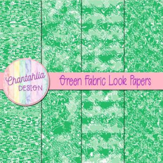 green fabric look papers