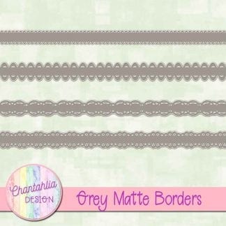 grey matte border