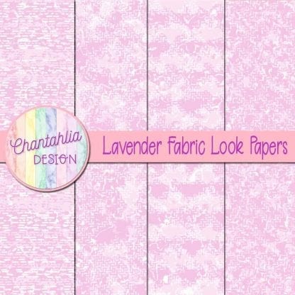 lavender fabric look papers