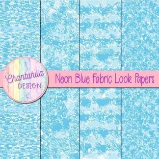 neon blue fabric look papers