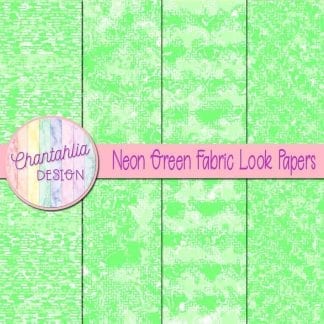 neon green fabric look papers