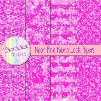 neon pink fabric look papers