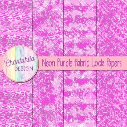 neon purple fabric look papers