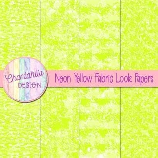 neon yellow fabric look papers