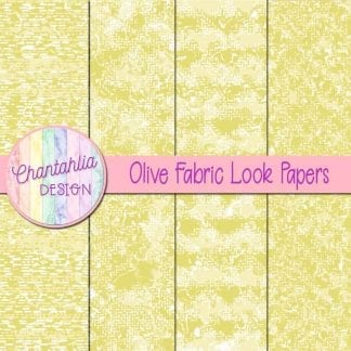 olive fabric look papers
