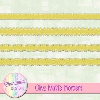 olive matte borders