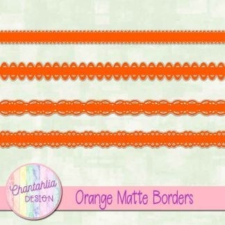 orange matte borders