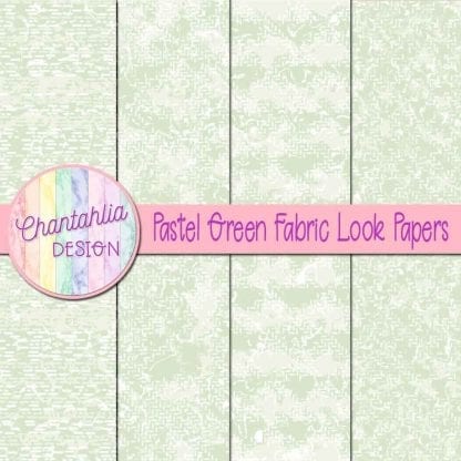 pastel green fabric look papers