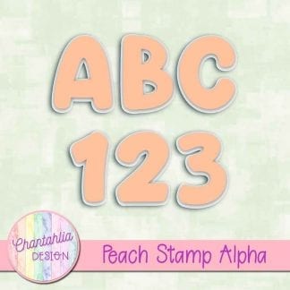 peach stamp alpha