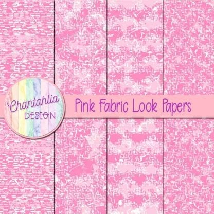 pink fabric look papers