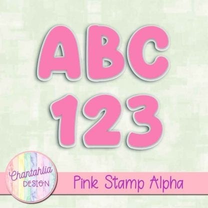 pink stamp alpha