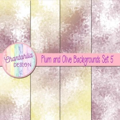 plum and olive digital paper backgrounds