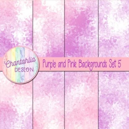 purple and pink digital paper backgrounds