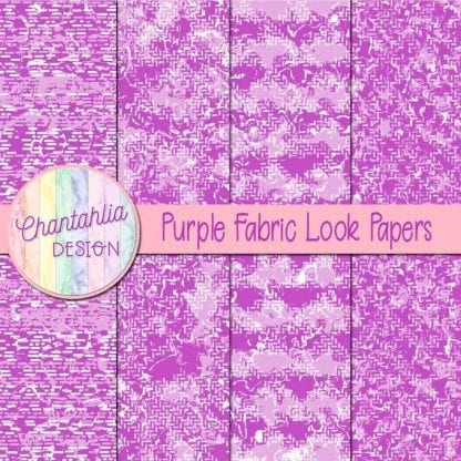 purple fabric look papers