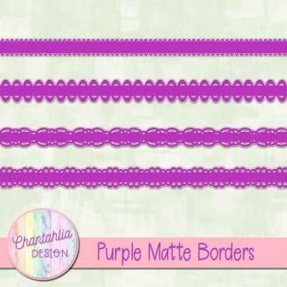 purple matte borders