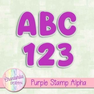 purple stamp alpha