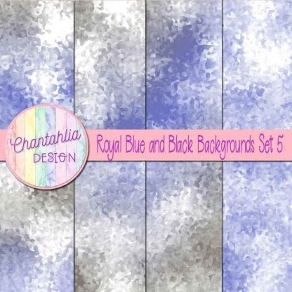royal blue and black digital paper backgrounds