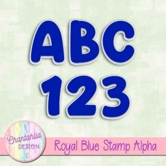 royal blue stamp alpha