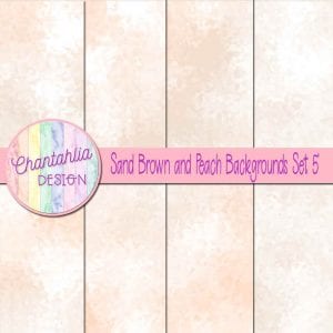 Free Sand Brown and Peach Digital Paper Backgrounds