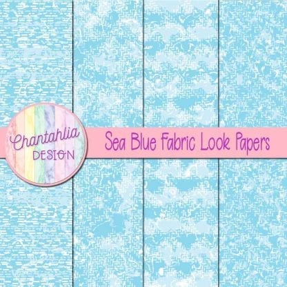 sea blue fabric look papers