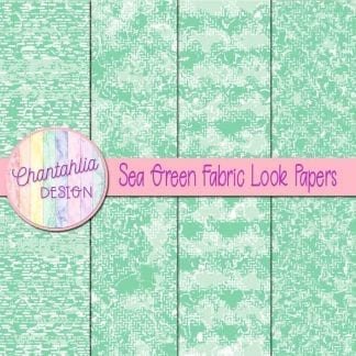 sea green fabric look papers
