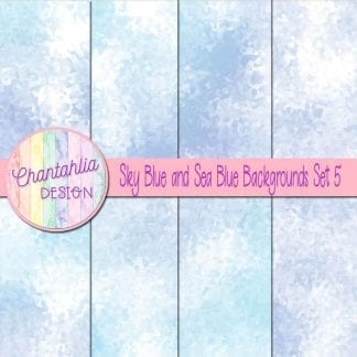 sky blue and sea blue digital paper backgrounds