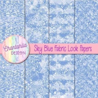 sky blue fabric look pape