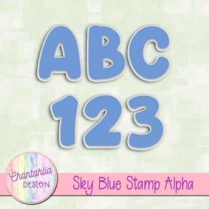 sky blue stamp alpha