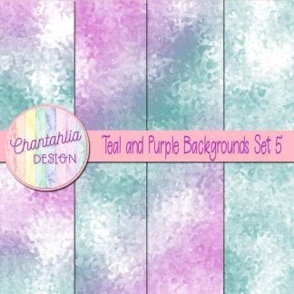 teal and purple digital paper backgrounds